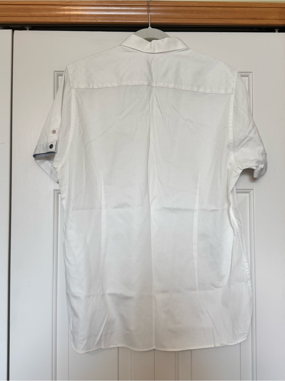 Ted Baker White Button Up Short Sleeve Shirt - Picture 4 of 8